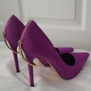 Purple fuschia stiletto heels...SZ 8.5 NWOT